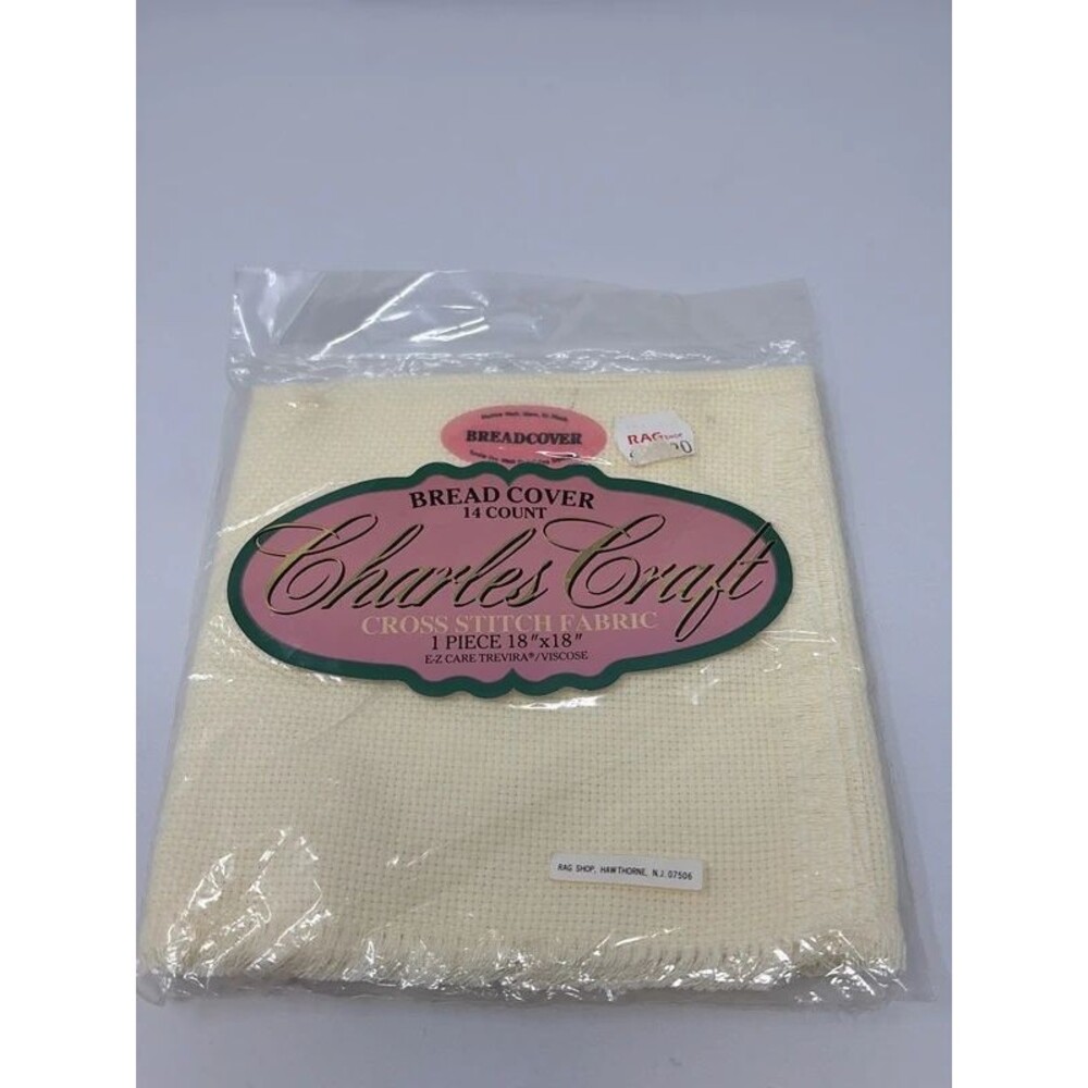 New cross stitch bread cover cottage core